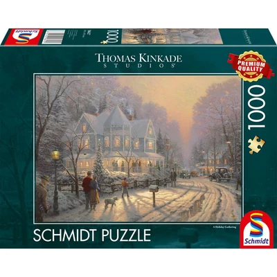 Schmidt 58627 - A Holiday Gathering, Thomas Kinkade - 1000 db-os puzzle