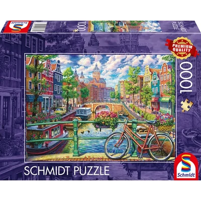 Schmidt 58877 - Amsterdam canal charm - 1000 db-os puzzle