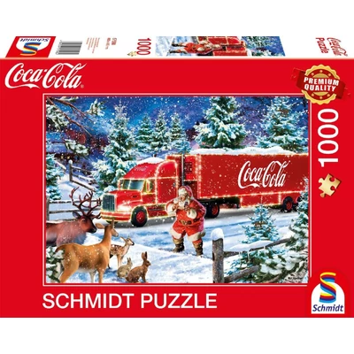 Schmidt 57598 - Coca Cola - Christmas Truck - 1000 db-os puzzle
