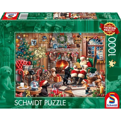 Schmidt 58872 - Cosy Christmas - 1000 db-os puzzle