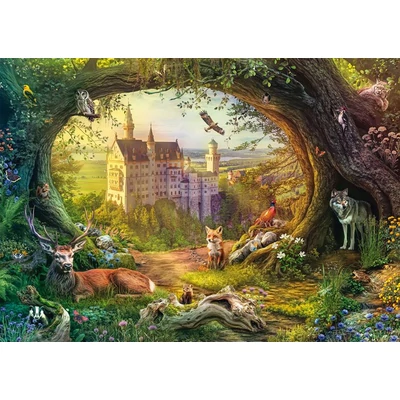 Schmidt 58878 - Fairy tale castle and forest magic - 1000 db-os puzzle