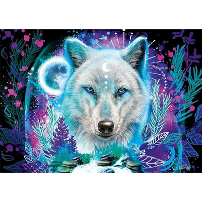 Schmidt 58515 - Neon Arctic Wolf, Sheena Pike - 1000 db-os puzzle