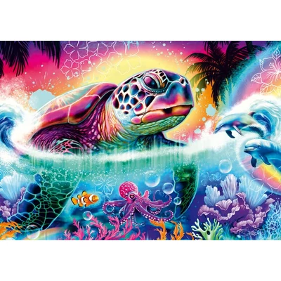 Schmidt 58634 - Neon turtle, Sheena - 1000 db-os puzzle