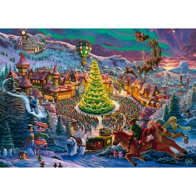 Schmidt 58609 - Santa&#039;s North Pole, Zac Kinkade - 1000 db-os puzzle
