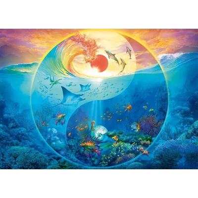 Schmidt 58594 - Yin and Yang In the realm of marine animals, Silvia Christoph - 1000 db-os puzzle