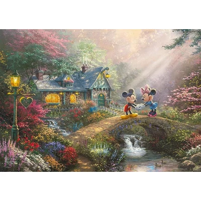 Schmidt 59928 -  Mickey and Minnie Sweetheart Bridge fémdobozban - 500 db-os puzzle