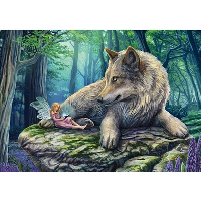 Schmidt 59714 - Wolf and Elf - 500 db-os puzzle