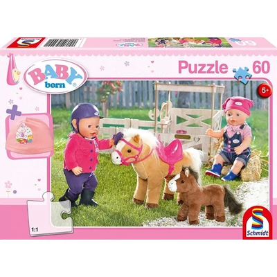 Schmidt 56299 - Baby Born puzzle - At the ponyfarm - 60 db-os puzzle