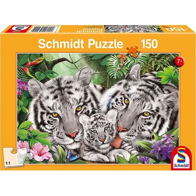 Schmidt 56420 - Tiger Family - 150 db-os puzzle