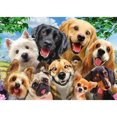 Schmidt 58390 - Dog Selfie - 500 db-os puzzle