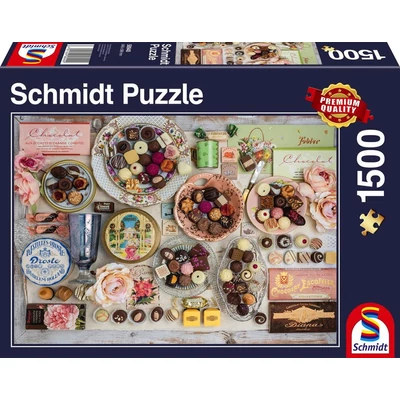 Schmidt 58940 - Nostalgic chocolates - 1500 db-os puzzle
