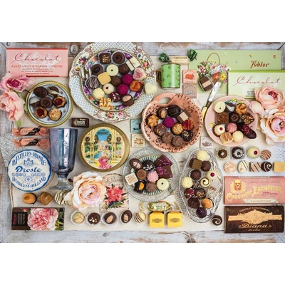 Schmidt 58940 - Nostalgic chocolates - 1500 db-os puzzle