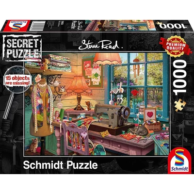 Schmidt 59654 - In the sewing room - 1000 db-os Secret puzzle