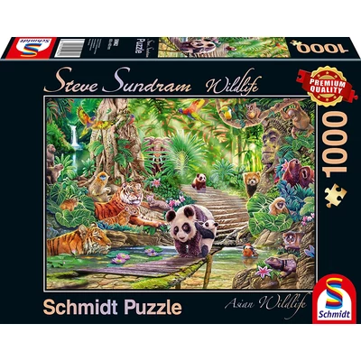 Schmidt 1000 db-os puzzle - Asian Wildlife (59962)