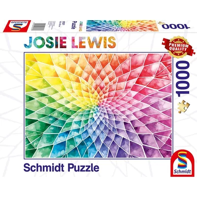 Schmidt 57577 - Colourful flower, Josie Lewis - 1000 db-os puzzle