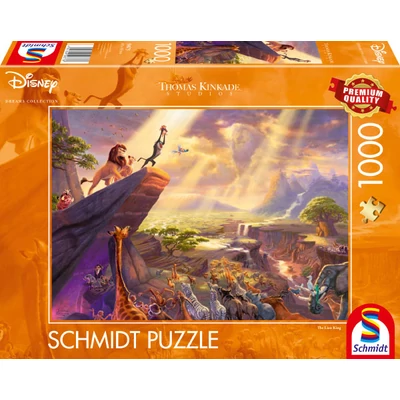Schmidt 59673 - The Lion King, Thomas Kinkade  - 1000 db-os puzzle