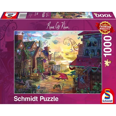 Schmidt 57584 - Dragon post, Rose Cat Khan - 1000 db-os puzzle
