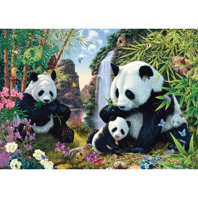 Schmidt 57380 - Panda Family - 500 db-os puzzle