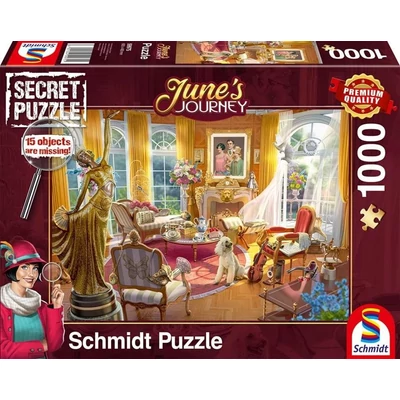 Schmidt 59975 - Salon of the orchid estate - 1000 db-os Secret puzzle
