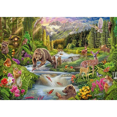Schmidt 1000 db-os puzzle - Forest Animals (59964)