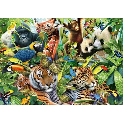 Schmidt 57385 - Colorful Wildlife - 1500 db-os puzzle