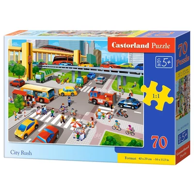 Castorland B-070039 - Városi forgatag - 70 db-os puzzle