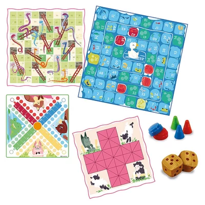 Clementoni 50 az 1-ben klasszikus családi társasjáték (50724)