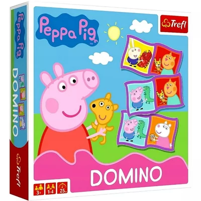 Trefl 02066 - Peppa Malac Dominó