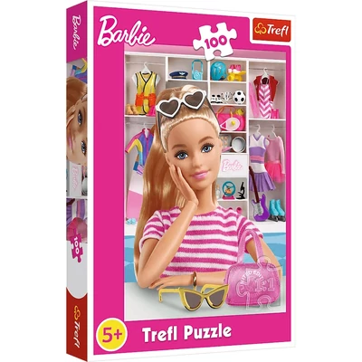 Trefl 16458 - Ismerd meg Barbie-t! - 100 db-os puzzle