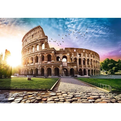 Trefl 10468 - Napsütötte Colosseum, Róma - 1000 db-os puzzle