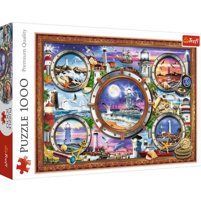 Trefl 10584 - Világítótornyok - 1000 db-os puzzle