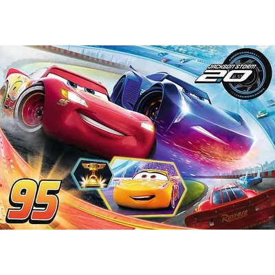 Trefl 14264 - Verdák - Villám McQueen és Jackson Storm - 24 db-os Maxi puzzle