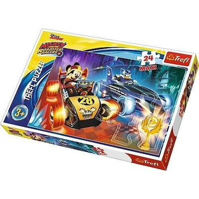 Trefl 14266 - Mickey Mouse és barátai - A kaland íze - 24 db-os Maxi puzzle