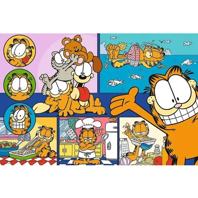 Trefl 16521 - Garfield lustálkodik - 100 db-os puzzle