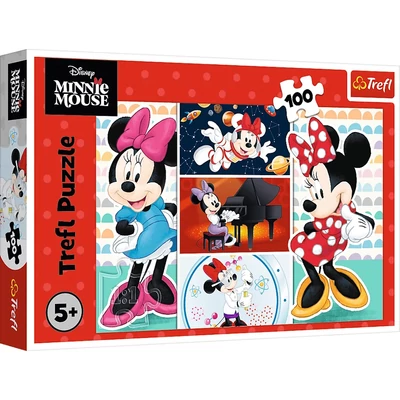 Trefl 16517 - Minnie Mouse - 100 db-os puzzle