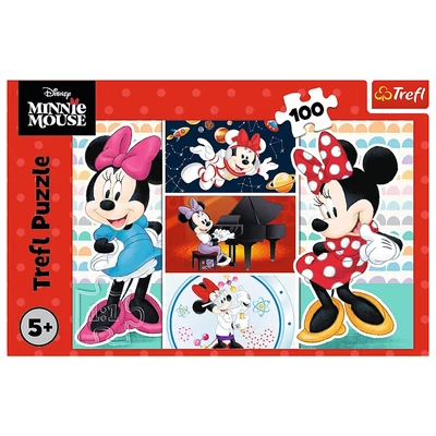 Trefl 16517 - Minnie Mouse - 100 db-os puzzle