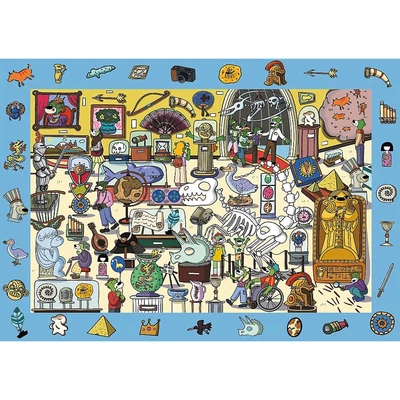 Trefl 15595 - Spy Guy - Nyomozás a múzeumban - 100 db-os puzzle