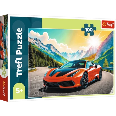 Trefl 16490 - Versenyautó - 100 db-os puzzle