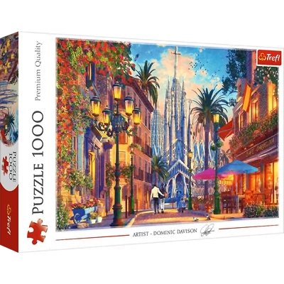 Trefl 10793 - Premium Quality puzzle - Barcelona, Spanyolország - 1000 db-os puzzle