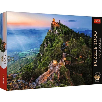 Trefl 10822 - Cesta Tower, San Marino - 1000 db-os Premium Plus puzzle