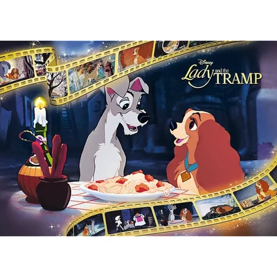 Trefl 10830 - Disney Princess - Susi és Tekergő - 1000 db-os Premium Plus puzzle