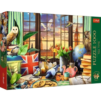 Trefl 10847 - Tea Time - Brit dolgok - 1000 db-os Premium Plus puzzle