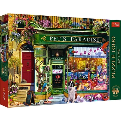 Trefl 10841 - Tea Time - Kisállat paradicsom - 1000 db-os Premium Plus puzzle