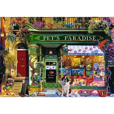Trefl 10841 - Tea Time - Kisállat paradicsom - 1000 db-os Premium Plus puzzle