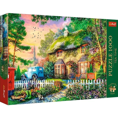 Trefl 10852 - Tea Time - Stoney Lane Cottage - 1000 db-os Premium Plus puzzle