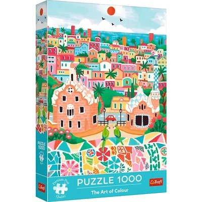 Trefl 10894 - The Art of Colour - Barcelona - Hiszpania - 1000 db-os Premium Plus puzzle