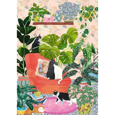 Trefl 10892 - The Art of Colour -  Otthon édes otthon - 1000 db-os Premium Plus puzzle