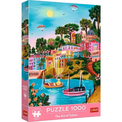 Trefl 10893 - The Art of Colour - Sióros - Görögország - 1000 db-os Premium Plus puzzle