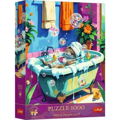 Trefl 1000 db-os Premium Plus puzzle - Miau, Nyugi, Ismételd (12141)