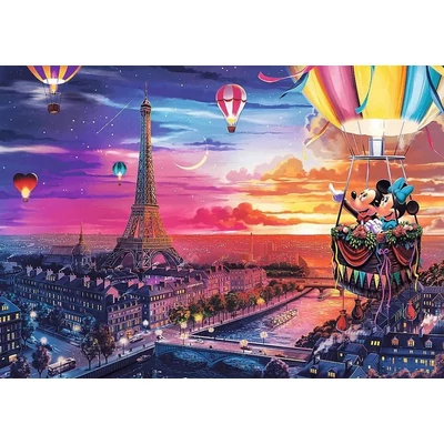 Trefl 10917 - Mickey és Minnie Párizsban - 1000 db-os puzzle